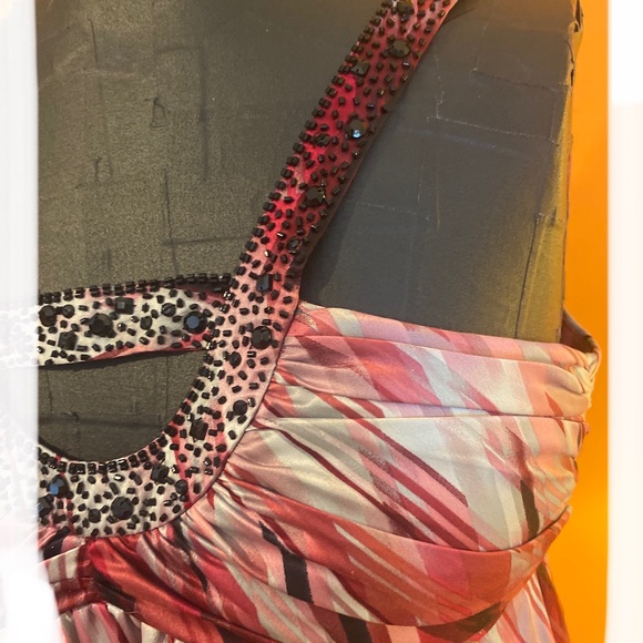 Mac and Cleo beaded pink and gray dress - Picture 7 of 13